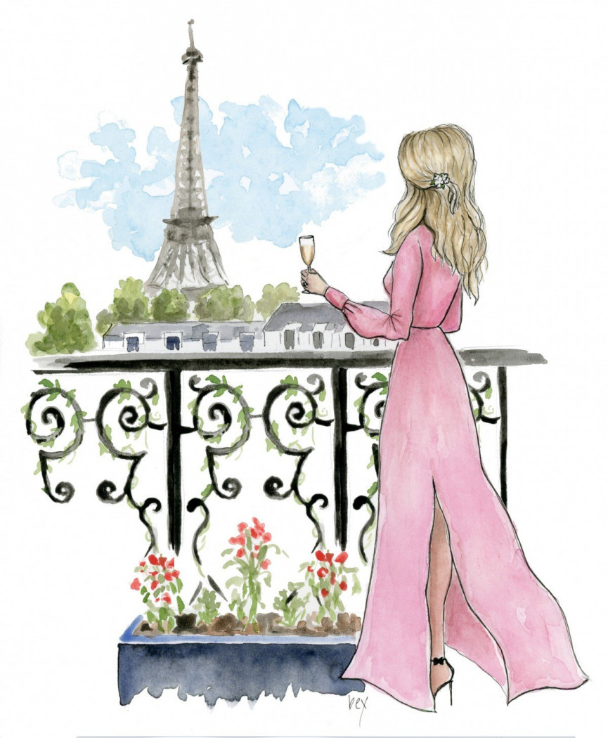 Parisian Girl (Print)